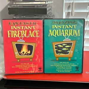 Instant‎ Fireplace & Instant Aquarium DVDS